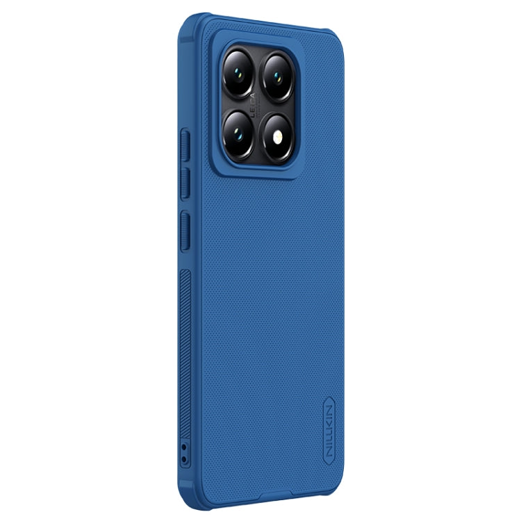 For Xiaomi 14T Pro NILLKIN Frosted Shield Pro PC + TPU Phone Case(Blue) - 14T Pro Cases by NILLKIN | Online Shopping South Africa | PMC Jewellery | Buy Now Pay Later Mobicred