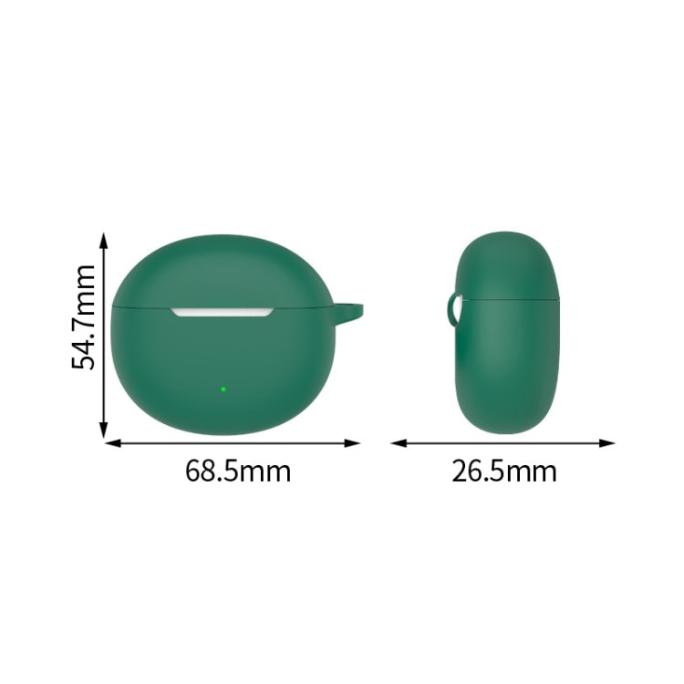 For Realme Buds T01 Wireless Earphone Silicone Protective Case(Dark Green) - Other Earphone Case by PMC Jewellery | Online Shopping South Africa | PMC Jewellery | Buy Now Pay Later Mobicred