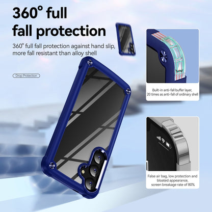 For Samsung Galaxy S25+ 5G TPU + PC Lens Protection Phone Case(Blue) - Galaxy S25+ 5G Cases by PMC Jewellery | Online Shopping South Africa | PMC Jewellery | Buy Now Pay Later Mobicred