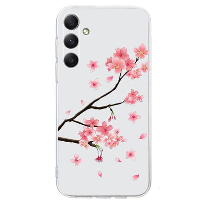 For Samsung Galaxy S25 5G Colorful Painting Pattern TPU Phone Case(Plum Blossom) - Galaxy S25 5G Cases by PMC Jewellery | Online Shopping South Africa | PMC Jewellery | Buy Now Pay Later Mobicred