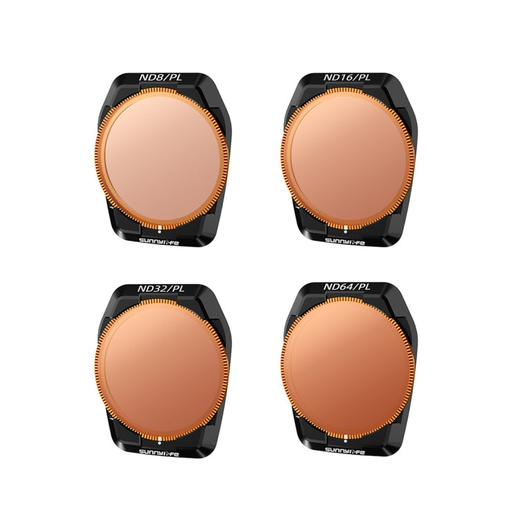 For DJI Air 3S Sunnylife Camera Lens Filter, Filter:4 in 1 ND8-64PL - free shipping - PMC TechLife - Order now!