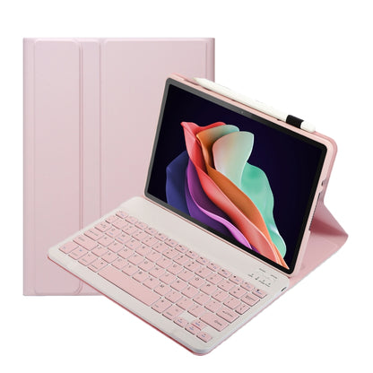 For Huawei MatePad SE 10.4 AH13 Ultra-thin Detachable Bluetooth Keyboard Leather Tablet Case(Pink White) - Others Keyboard by PMC Jewellery | Online Shopping South Africa | PMC Jewellery | Buy Now Pay Later Mobicred