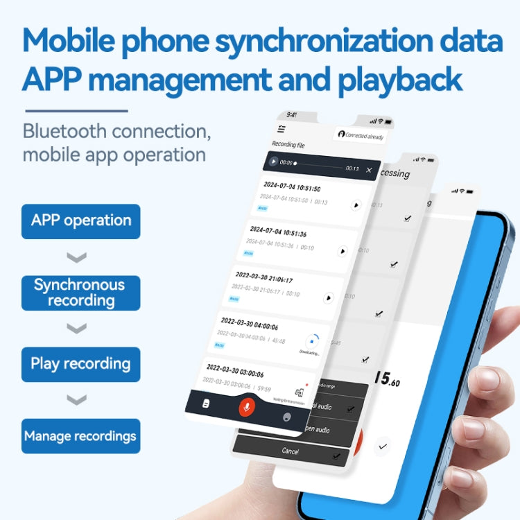 A1A Strong Magnetic Mobile Call Voice Recorder APP Recording Version, Memory:8GB(Black) - Recording Pen by PMC TechLife | Online Shopping South Africa | PMC TechLife | Buy Now Pay Later Mobicred