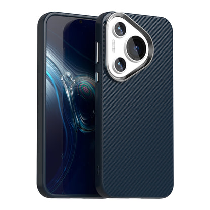 For Huawei Pura 70 Carbon Fiber Series IMD Phone Case(Blue) - Huawei Cases by PMC Jewellery | Online Shopping South Africa | PMC Jewellery | Buy Now Pay Later Mobicred