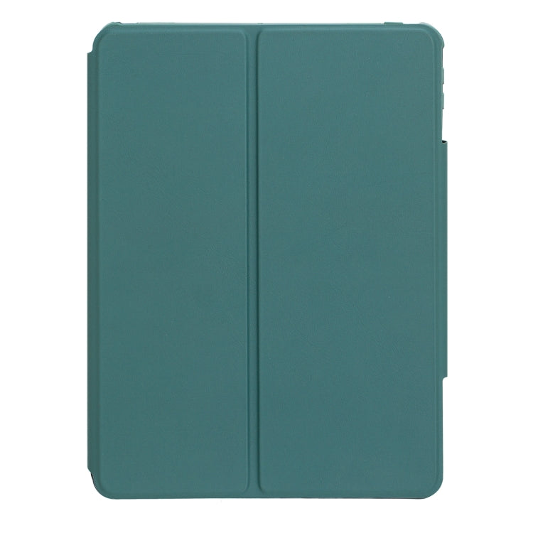 For iPad Pro 11 2024 L13-BS 360 Rotation Acrylic Transparent Bluetooth Keyboard Leather Case with Backlight(Green) - For iPad Pro by PMC Jewellery | Online Shopping South Africa | PMC Jewellery | Buy Now Pay Later Mobicred