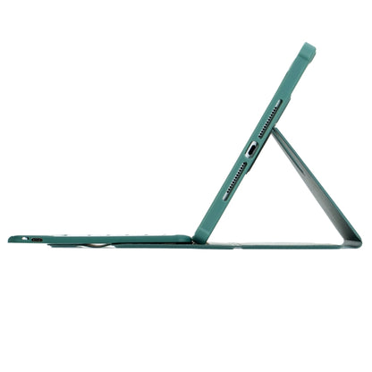 For iPad Pro 11 2024 L13-BS 360 Rotation Acrylic Transparent Bluetooth Keyboard Leather Case with Backlight(Green) - For iPad Pro by PMC Jewellery | Online Shopping South Africa | PMC Jewellery | Buy Now Pay Later Mobicred