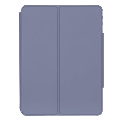 For iPad Pro 11 2024 L13-BS 360 Rotation Acrylic Transparent Bluetooth Keyboard Leather Case with Backlight(Purple) - For iPad Pro by PMC Jewellery | Online Shopping South Africa | PMC Jewellery | Buy Now Pay Later Mobicred