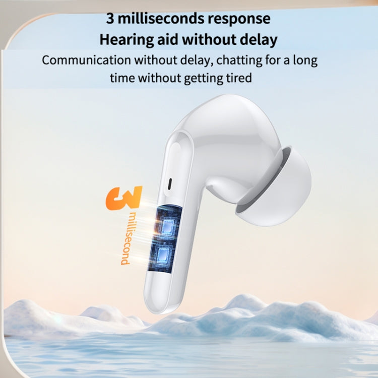 Bluetooth 5.3 In-ear AI Smart Recognition Hearing Aid(White) - free shipping - PMC Jewellery - Order now!