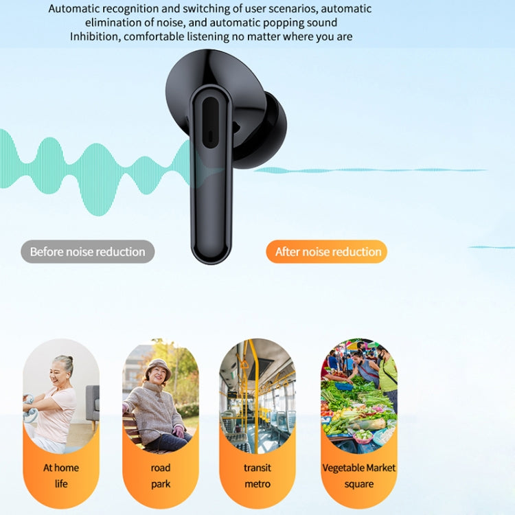 Bluetooth 5.3 In-ear AI Smart Recognition Hearing Aid(White) - free shipping - PMC Jewellery - Order now!