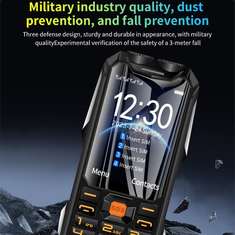 Q9-1 4G Elder Keypad Rugged Phone, 3.5 inch, 4500mAh, 21 Keys, SOS, FM, Network: 4G, Dual SIM(Black) - Others by PMC Jewellery | Online Shopping South Africa | PMC Jewellery | Buy Now Pay Later Mobicred