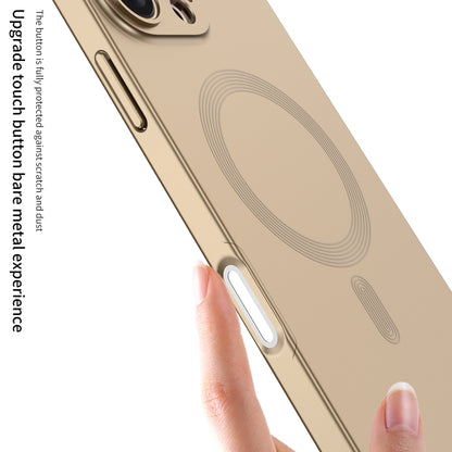 For iPhone 16 Pro GKK MagSafe Full Coverage Phone Case(Gold) - iPhone 16 Pro Cases by GKK | Online Shopping South Africa | PMC Jewellery | Buy Now Pay Later Mobicred