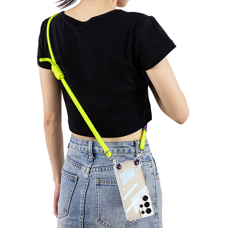 For Samsung Galaxy S25 Ultra 5G GKK Space Series Full Coverage Phone Case with Crossbody Rope(Yellow) - Galaxy S25 Ultra 5G Cases by GKK | Online Shopping South Africa | PMC Jewellery | Buy Now Pay Later Mobicred