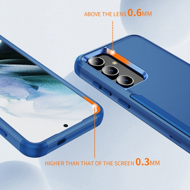 For Samsung Galaxy S25 5G TPU + PC Shockproof Protective Phone Case(Royal Blue) - Galaxy S25 5G Cases by PMC Jewellery | Online Shopping South Africa | PMC Jewellery | Buy Now Pay Later Mobicred