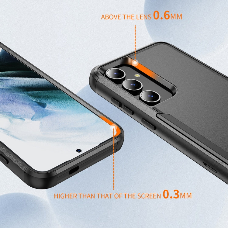For Samsung Galaxy S25+ 5G TPU + PC Shockproof Protective Phone Case(Black) - Galaxy S25+ 5G Cases by PMC Jewellery | Online Shopping South Africa | PMC Jewellery | Buy Now Pay Later Mobicred