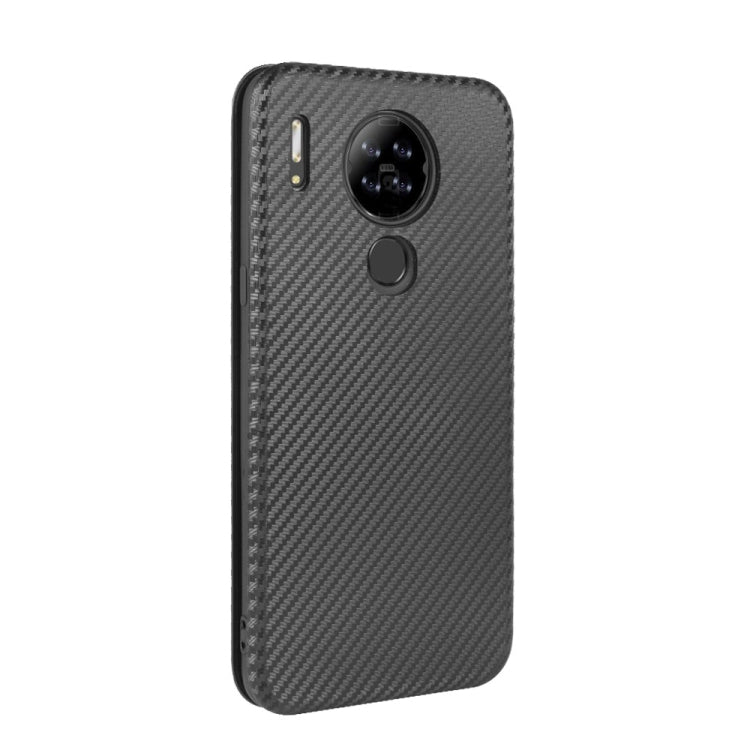 For Blackview A80 Carbon Fiber Texture Horizontal Flip TPU + PC + PU Leather Case with Card Slot(Black) - More Brand by PMC Jewellery | Online Shopping South Africa | PMC Jewellery