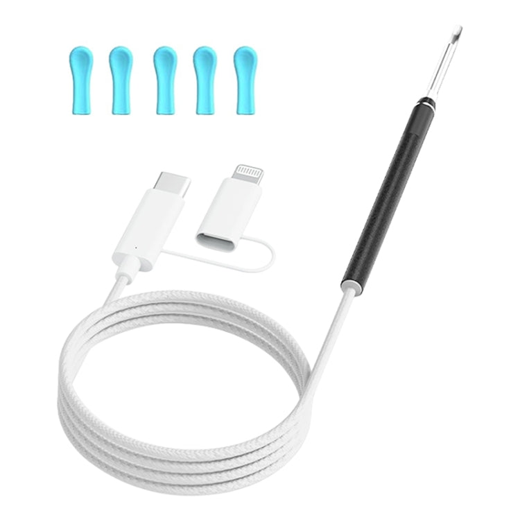 NK-5101 HD Smart Visual Ear Spoon(Black + White) - free shipping - PMC TechLife - Order now!