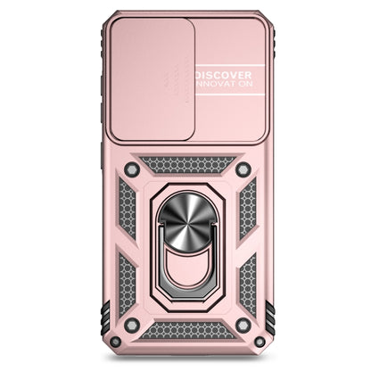 For Samsung Galaxy S25+ 5G Sliding Camshield Holder Phone Case(Rose Gold) - Galaxy S25+ 5G Cases by PMC Jewellery | Online Shopping South Africa | PMC Jewellery | Buy Now Pay Later Mobicred