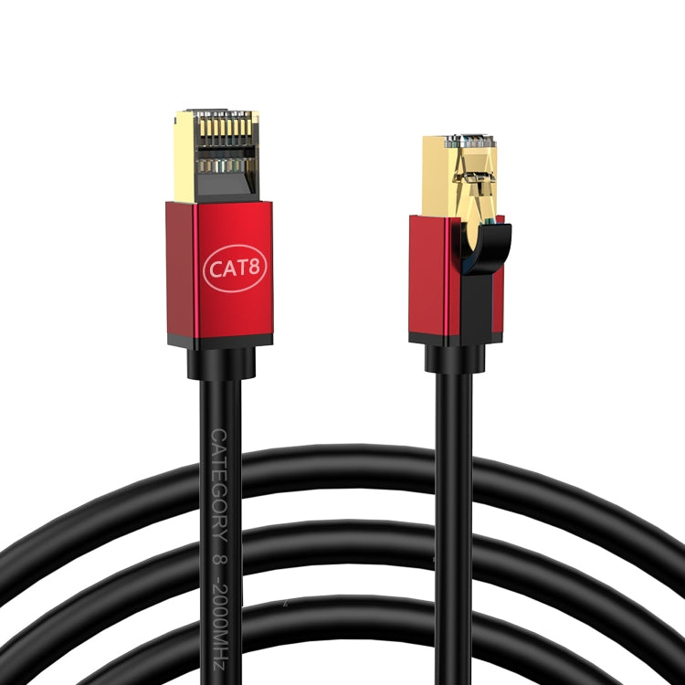 8m Home Fiber Bandwidth 10 Gigabit CAT8 Network Cable(Red) - Lan Cable and Tools by PMC TechLife | Online Shopping South Africa | PMC TechLife | Buy Now Pay Later Mobicred
