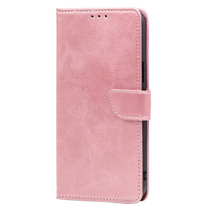 For Samsung Galaxy S25 Ultra 5G Calf Texture Buckle Flip Leather Phone Case(Rose Gold) - Galaxy S25 Ultra 5G Cases by PMC Jewellery | Online Shopping South Africa | PMC Jewellery | Buy Now Pay Later Mobicred