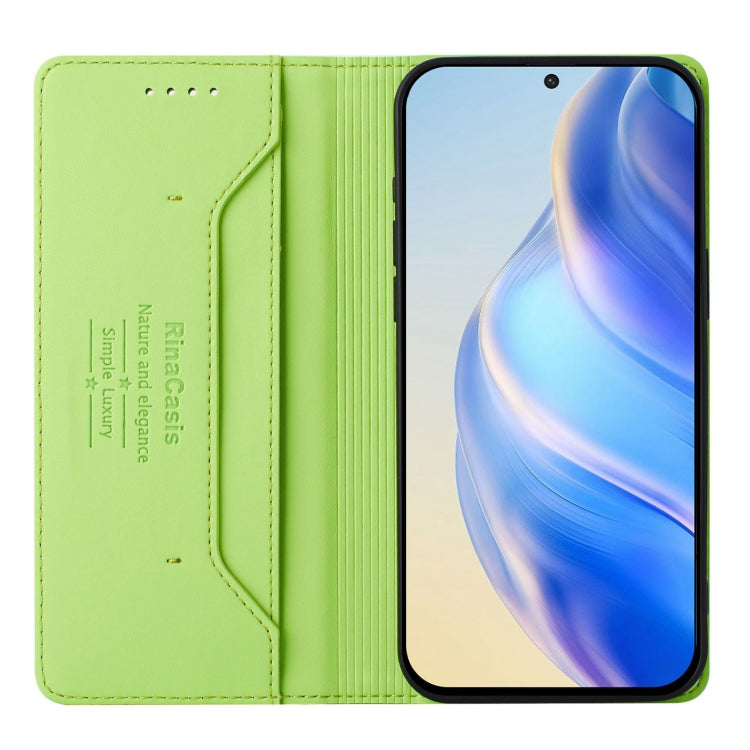 For Ulefone Note 20 Pro RC01 Dual-Folded Magnetic Suction RFID Leather Phone Case(Grass Green) - Ulefone Cases by PMC TechLife | Online Shopping South Africa | PMC TechLife | Buy Now Pay Later Mobicred