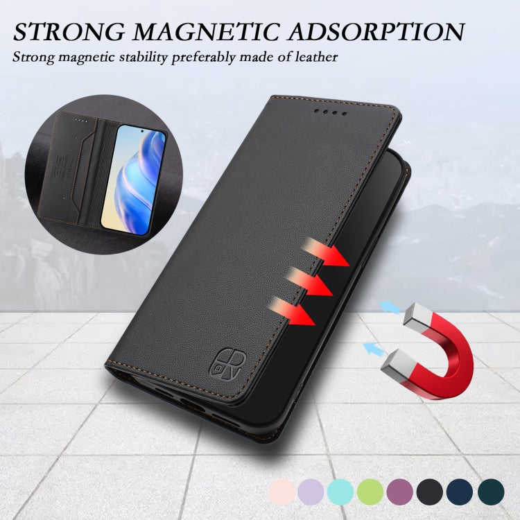 For Ulefone Note 20 Pro RC01 Dual-Folded Magnetic Suction RFID Leather Phone Case(Black) - Ulefone Cases by PMC TechLife | Online Shopping South Africa | PMC TechLife | Buy Now Pay Later Mobicred