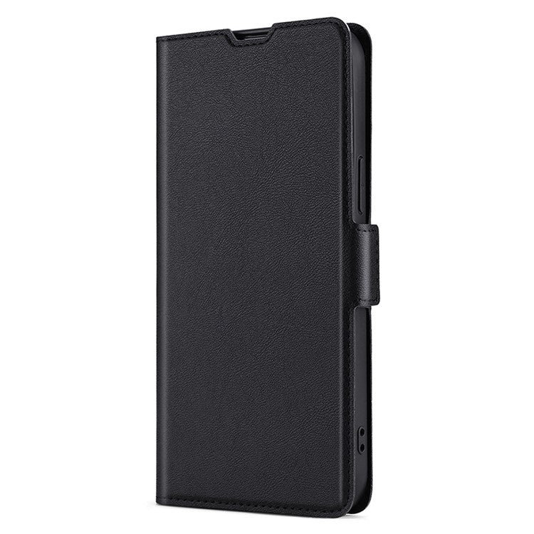 For Samsung Galaxy S25 5G Ultra-thin Voltage Side Buckle Horizontal Flip Leather Phone Case(Black) - Galaxy S25 5G Cases by PMC Jewellery | Online Shopping South Africa | PMC Jewellery | Buy Now Pay Later Mobicred