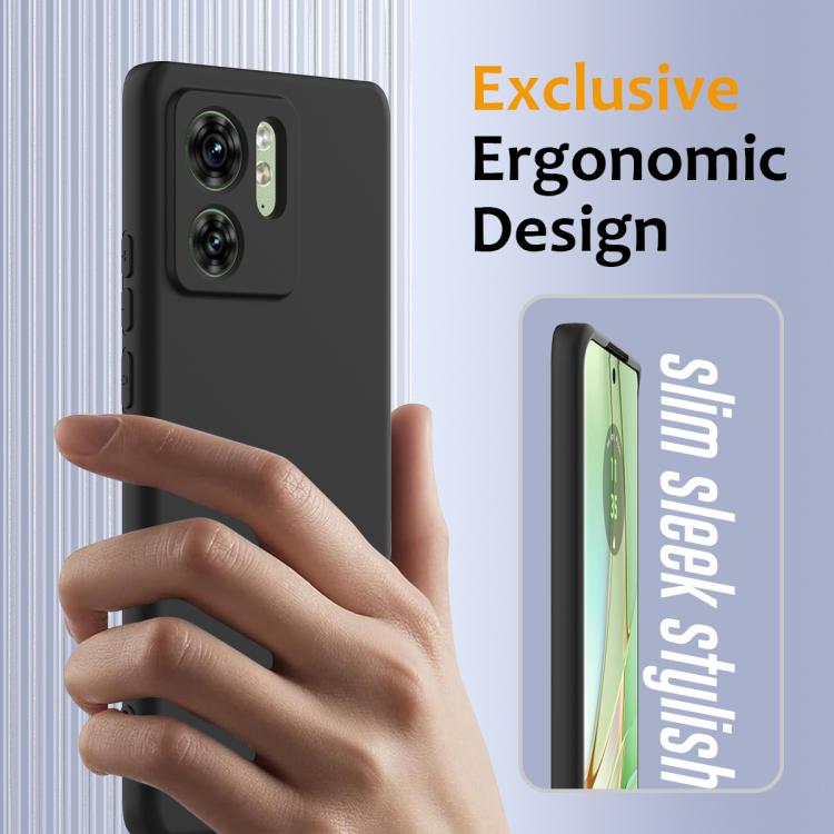 For Motorola Edge 40 Shockproof Silicone Magsafe Phone Case(Black) - free shipping - PMC TechLife - Order now!