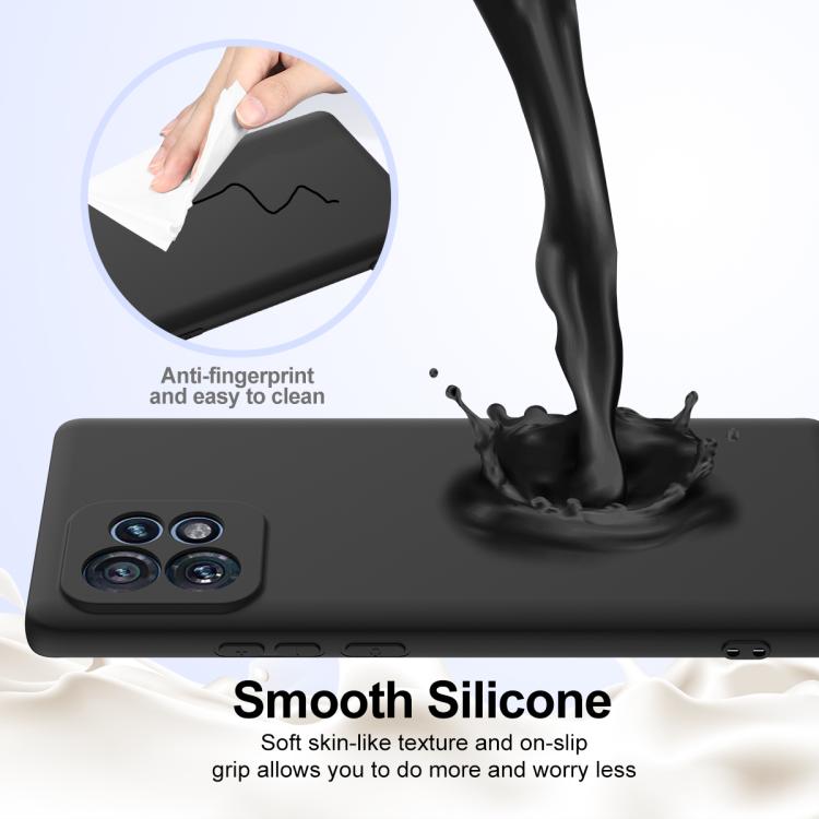 For Motorola Edge 40 Pro 5G Shockproof Silicone Magsafe Phone Case(Black) - free shipping - PMC TechLife - Order now!