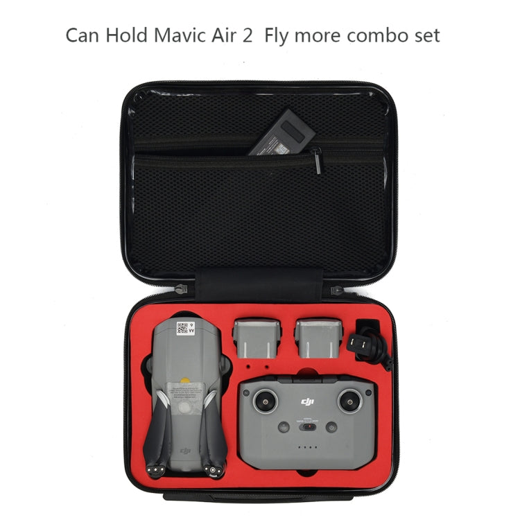 For DJI Mavic Air 2 Shockproof Portable ABS Suitcase Storage Bag Protective Box(Silver) -  by PMC Jewellery | Online Shopping South Africa | PMC Jewellery | Buy Now Pay Later Mobicred