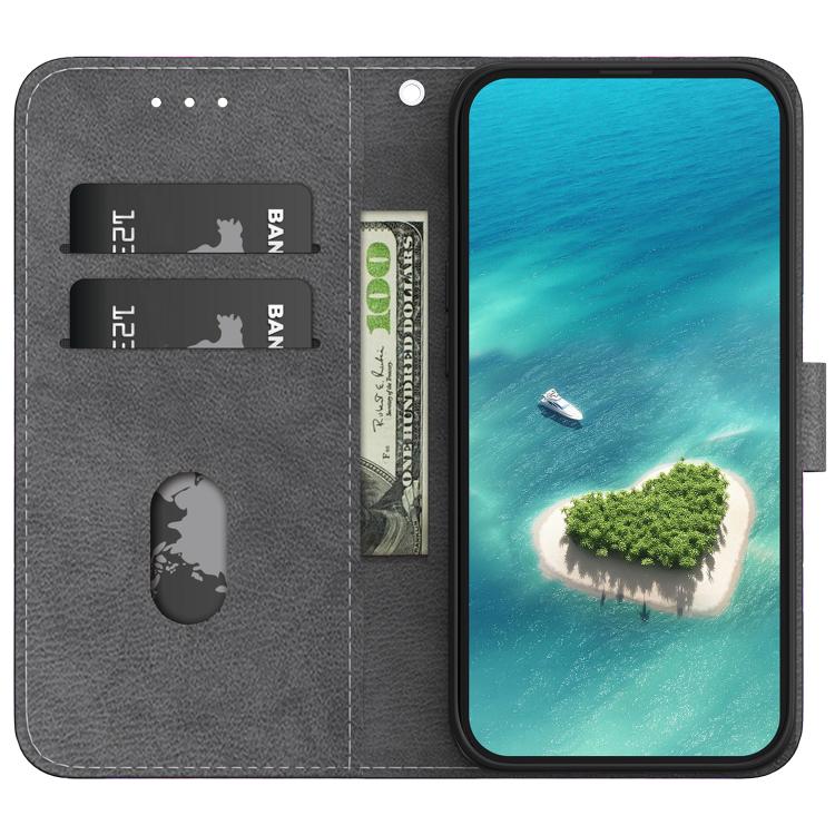 For iPhone 16e Crystal Texture Colored Drawing Leather Phone Case(Elephants) - iPhone 16e Cases by PMC TechLife | Online Shopping South Africa | PMC TechLife | Buy Now Pay Later Mobicred
