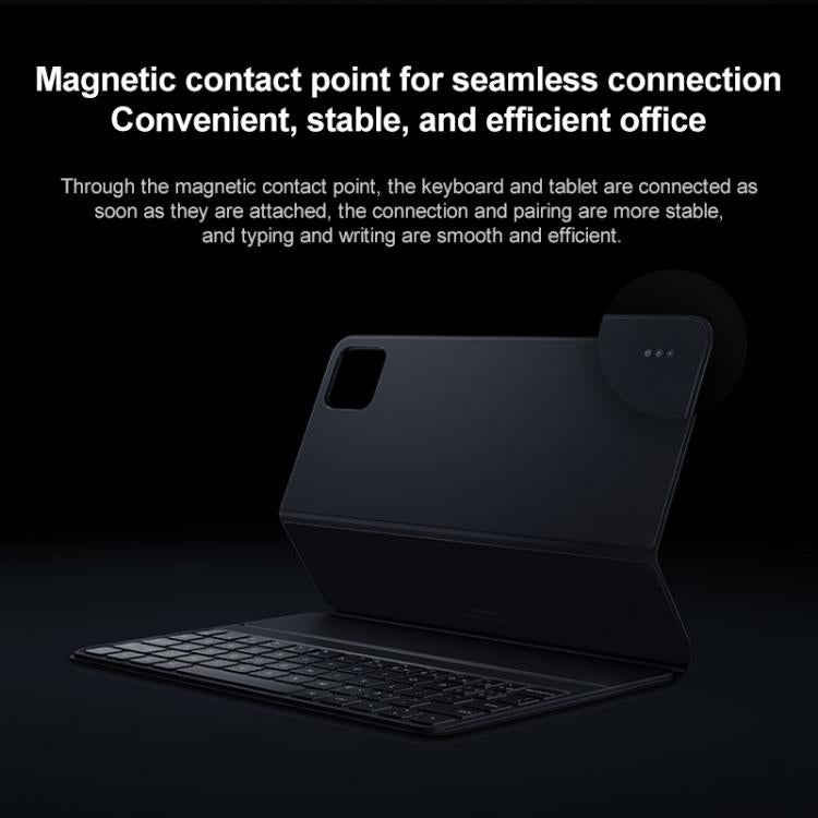 For Xiaomi Pad 7 / 7 Pro Original Xiaomi Keyboard Double-sided Protective Case Smart Leather Tablet Case(Grey) - free shipping - PMc TechLife - Order now!