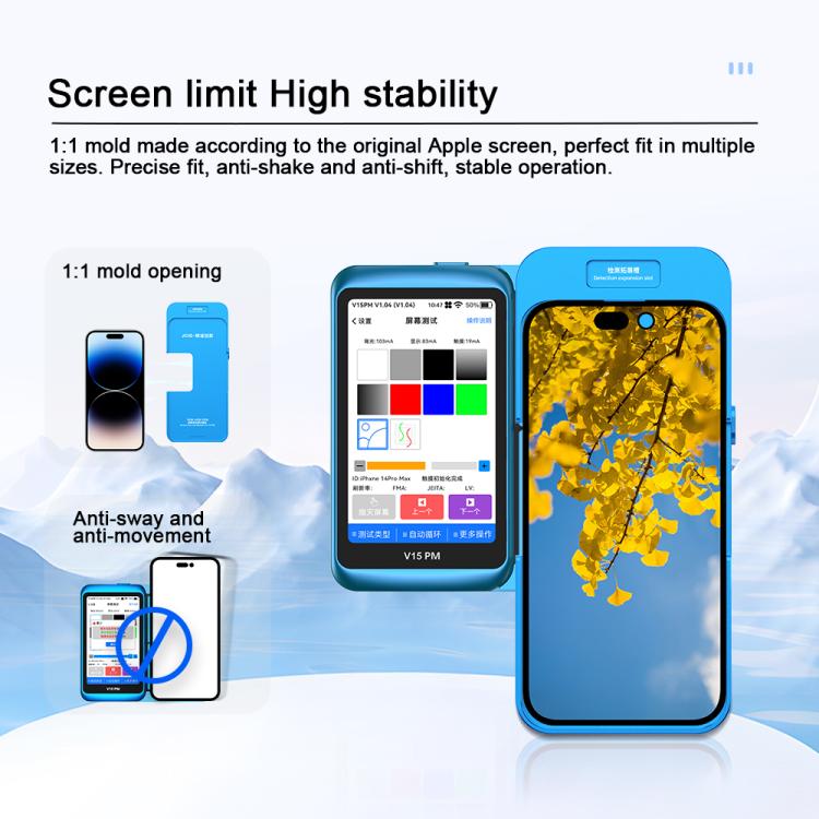 JCID V15PM Specialized EDP Model Screen Test Limit Module for iPhone 13 Pro - 15 Pro Series - Test Tools by JC | Online Shopping South Africa | PMC Jewellery | Buy Now Pay Later Mobicred