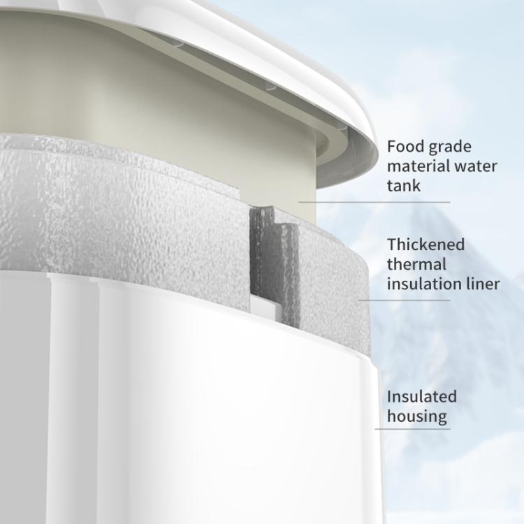 Yesido EC15 Small Multifunctional Ice Maker, Capacity: 1.3L(White) - free shipping - PMc TechLife - Order now!