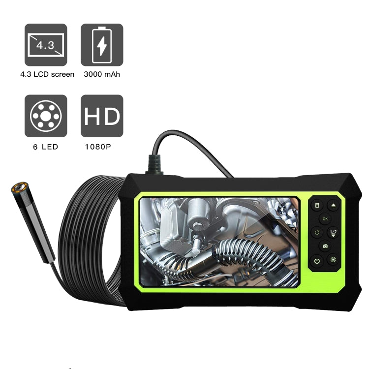 5.5mm 1080P IP68 Waterproof 4.3 inch Screen Single Camera Digital Endoscope, Line Length:2m -  by PMC Jewellery | Online Shopping South Africa | PMC Jewellery | Buy Now Pay Later Mobicred