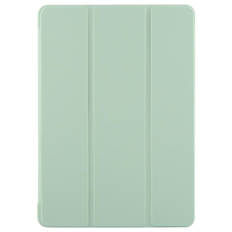 For iPad 10.2 2021 / 2020 / 2019 GEBEI 3-folding Holder Shockproof Flip Leather Tablet Case(Green) - free shipping - PMc TechLife - Order now!