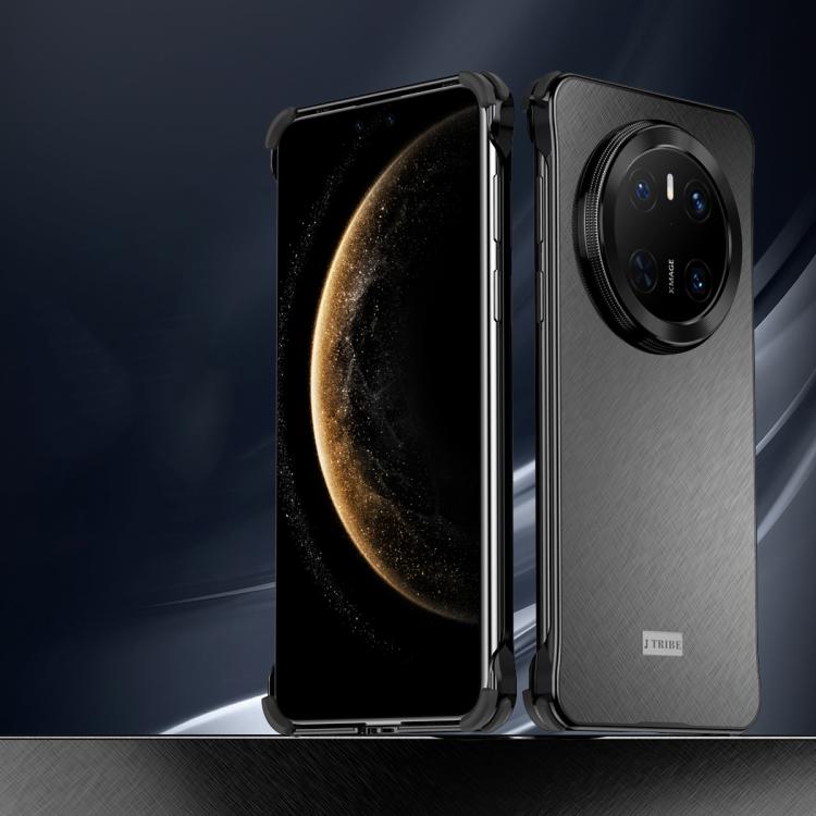 For Huawei Mate 70 Micro Frosted Metal Phone Case(Black) - Huawei Cases by PMC TechLife | Online Shopping South Africa | PMC TechLife | Buy Now Pay Later Mobicred