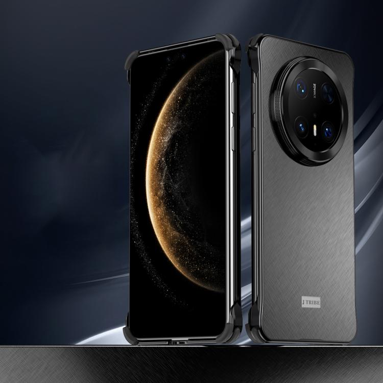 For Huawei Mate 70 Pro+ Micro Frosted Metal Phone Case(Black) - Huawei Cases by PMC TechLife | Online Shopping South Africa | PMC TechLife | Buy Now Pay Later Mobicred