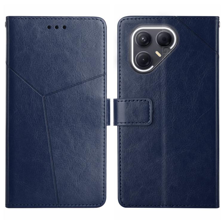 For Tecno Pova 7 5G Y-shaped Pattern Flip Leather Phone Case(Blue) - free shipping - PMC TechLife - Order now!