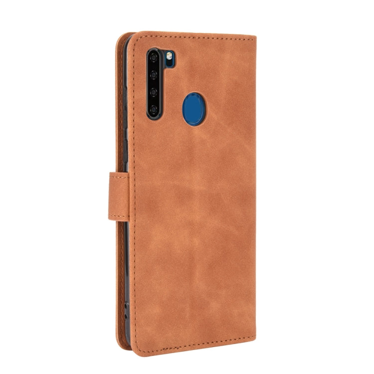 For Blackview A80 Pro Solid Color Skin Feel Magnetic Buckle Horizontal Flip Calf Texture PU Leather Case with Holder & Card Slots & Wallet(Brown) - More Brand by PMC Jewellery | Online Shopping South Africa | PMC Jewellery | Buy Now Pay Later Mobicred