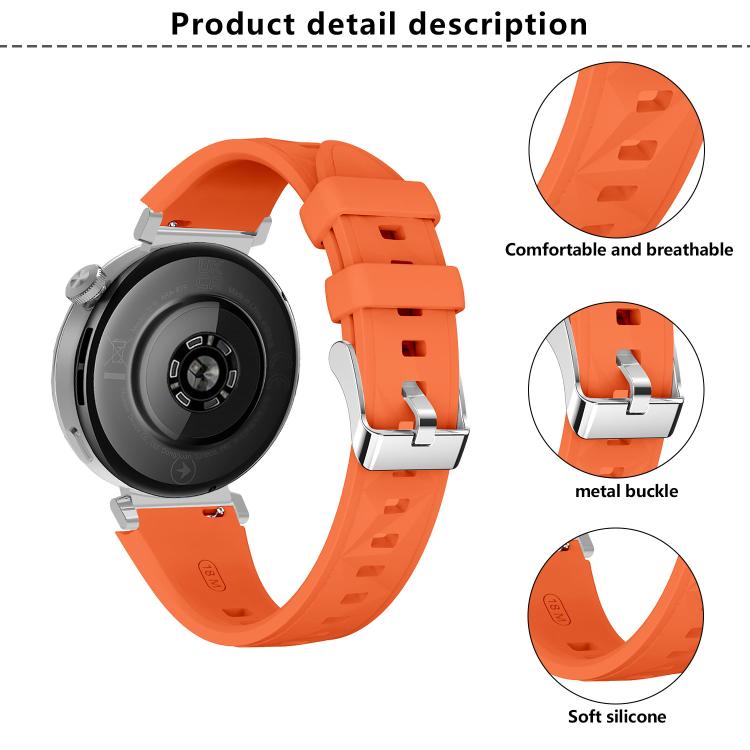Kalebol 18mm Universal Diamond Embossed Silicone Strap(Black) - free shipping - PMc TechLife - Order now!