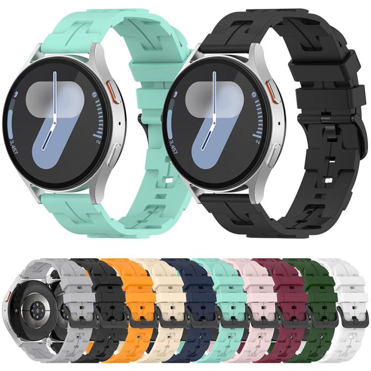22mm Kalebol Solid Color Black Buckle Round Tail Silicone Watch Band(Navy Blue) - free shipping - PMc TechLife - Order now!