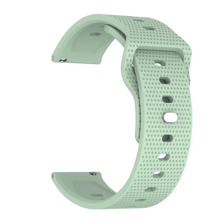 22mm Kalebol Dot Studded Buckle Silicone Watch Band(Teal) - 22mm Bands by Kalebol | Online Shopping South Africa | PMc TechLife | Buy Now Pay Later Mobicred