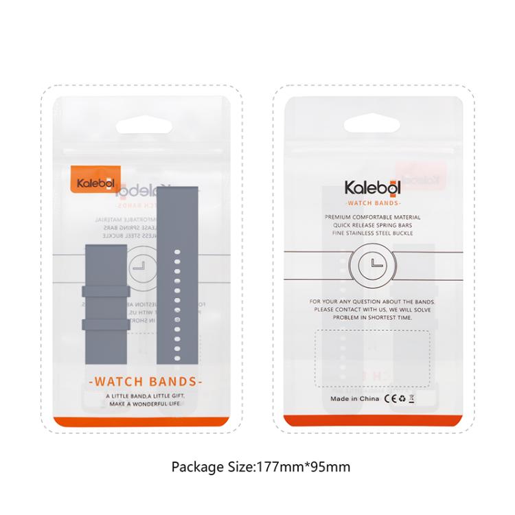 22mm Kalebol Round Tail Silicone Watch Band(Ice Green) - free shipping - PMc TechLife - Order now!