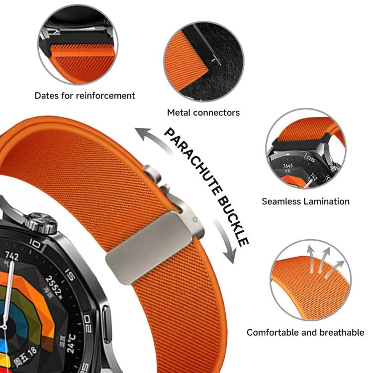 22mm Parachute Buckle Elastic Nylon Watch Band(Starlight) - free shipping - PMc TechLife - Order now!
