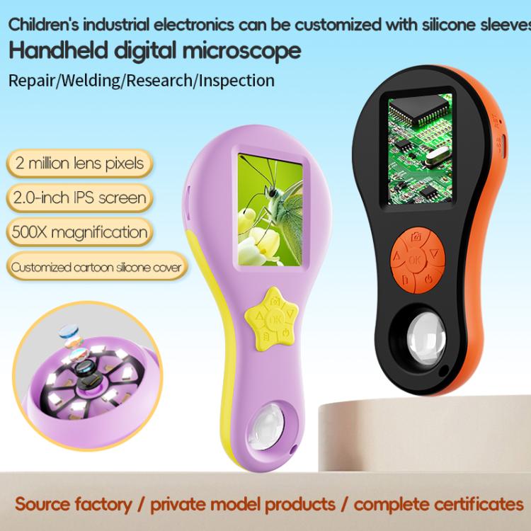 T56 2 inch IPS Screen Children Handheld Digital Microscope 500X Magnification - free shipping - PMc TechLife - Order now!