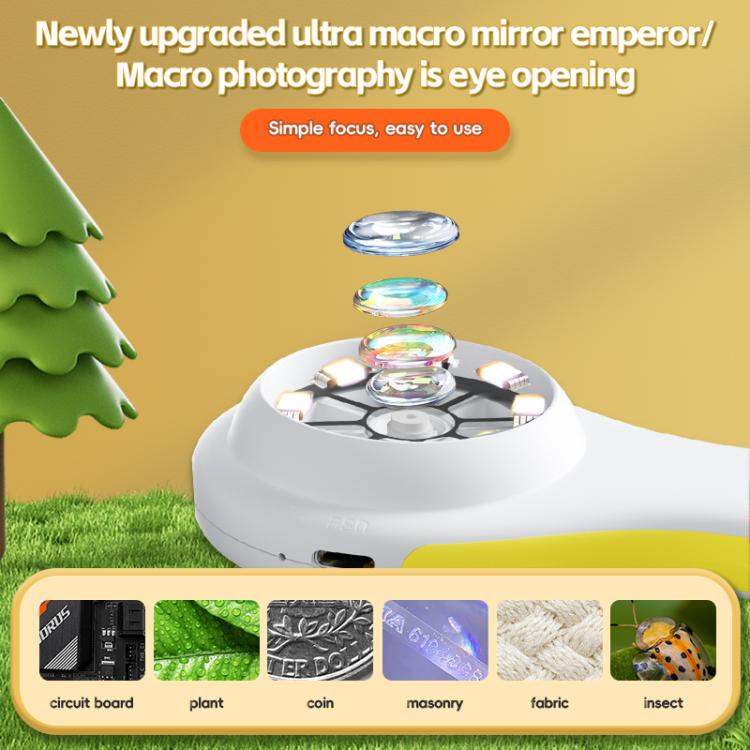 T56 2 inch IPS Screen Children Handheld Digital Microscope 500X Magnification - free shipping - PMc TechLife - Order now!