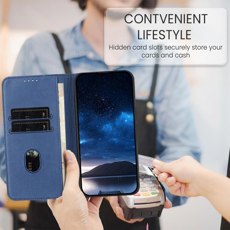 For iPhone 17 Pro Max Strong Magnetic Frosted Flip Leather Phone Case(Royal Blue) - free shipping - PMc TechLife - Order now!