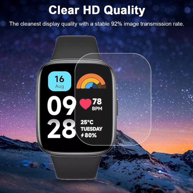 For Xiaomi Redmi Watch 3 Active 5pcs xDfind Soft Hydrogel Film Full Cover Front Protector - free shipping - PMc TechLife - Order now!