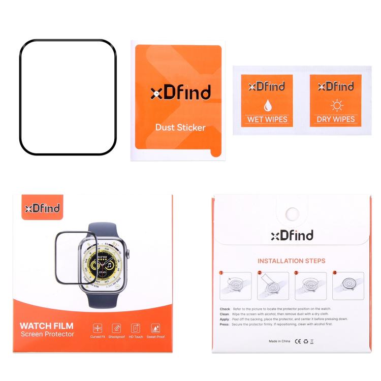 For Xiaomi Mi Watch Lite 2pcs xDfind Curved 3D Composite Material Soft Film Screen Protector - free shipping - PMc TechLife - Order now!