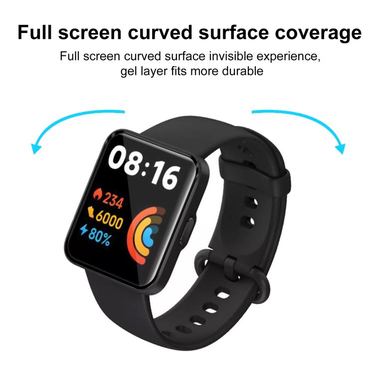 For Xiaomi Redmi Watch 2 Lite 2pcs xDfind Curved 3D Composite Material Soft Film Screen Protector - free shipping - PMc TechLife - Order now!